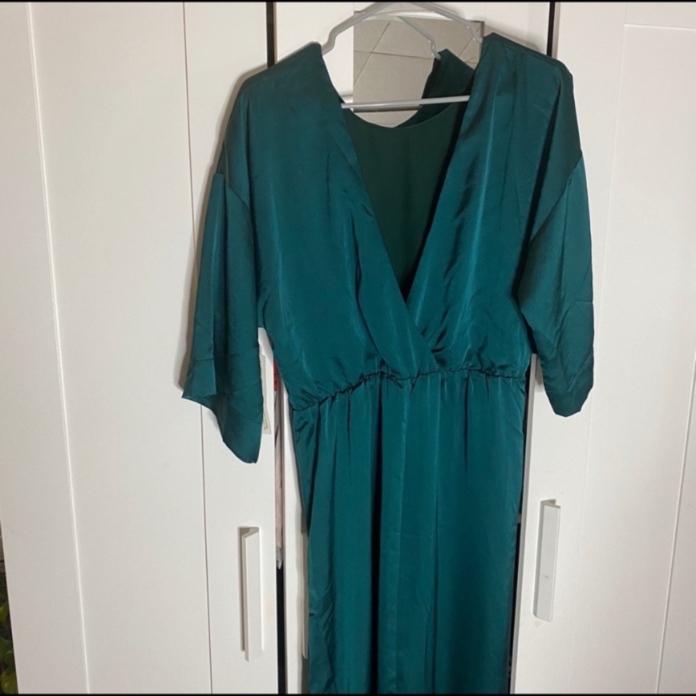 Anthropologie Teal Maxi Dress - Picture 5 of 6
